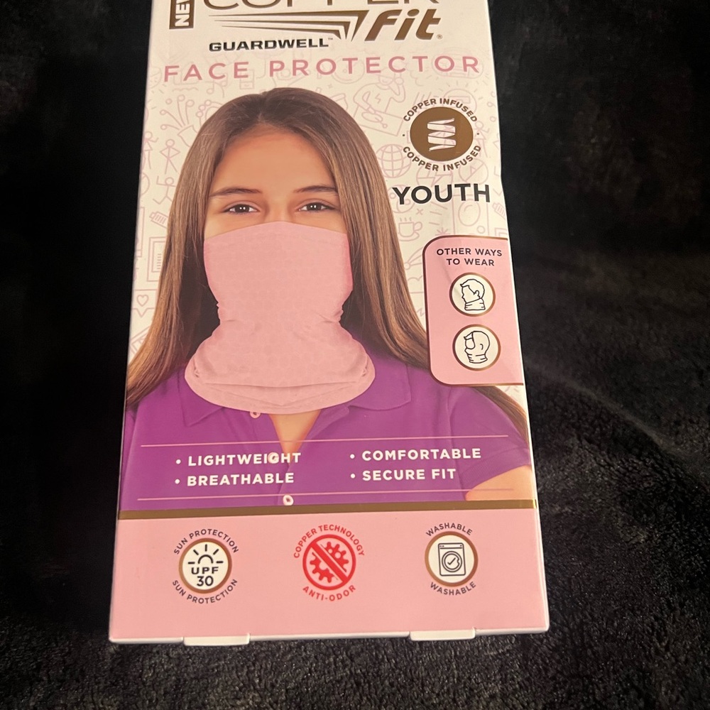 Youth Pink Face Protector